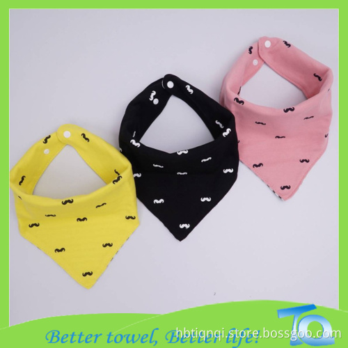 OEM Service Unisex Cute Bandana Drool Baby Bibs
